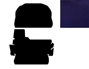 Kofferbak tapijt blauw 1303